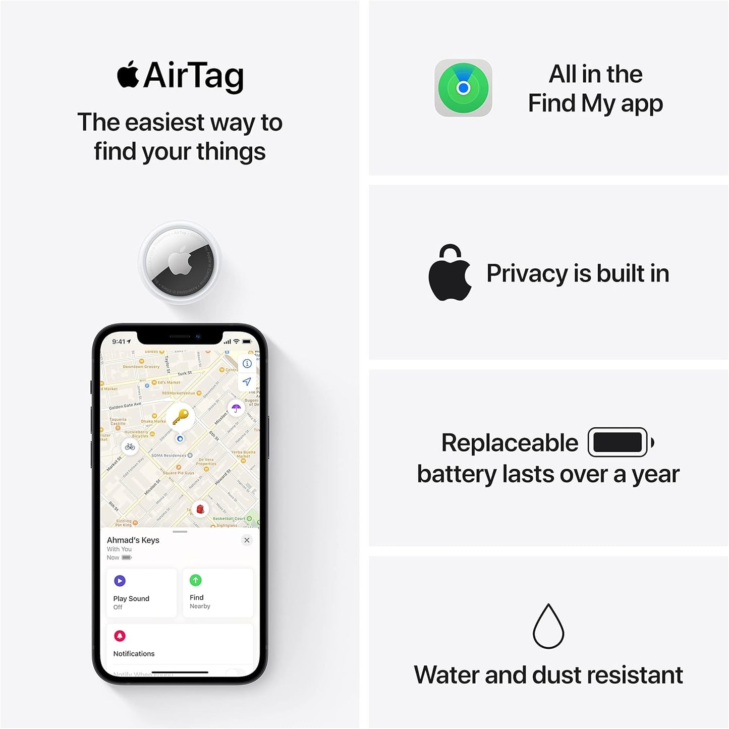 Apple New Apple AirTag 4 pack
